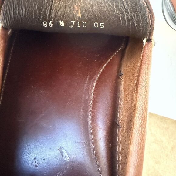 T.B. Phelps Men’s 8.5 M Traditions Horse Bit Driver Loafers Brown Leather Pro